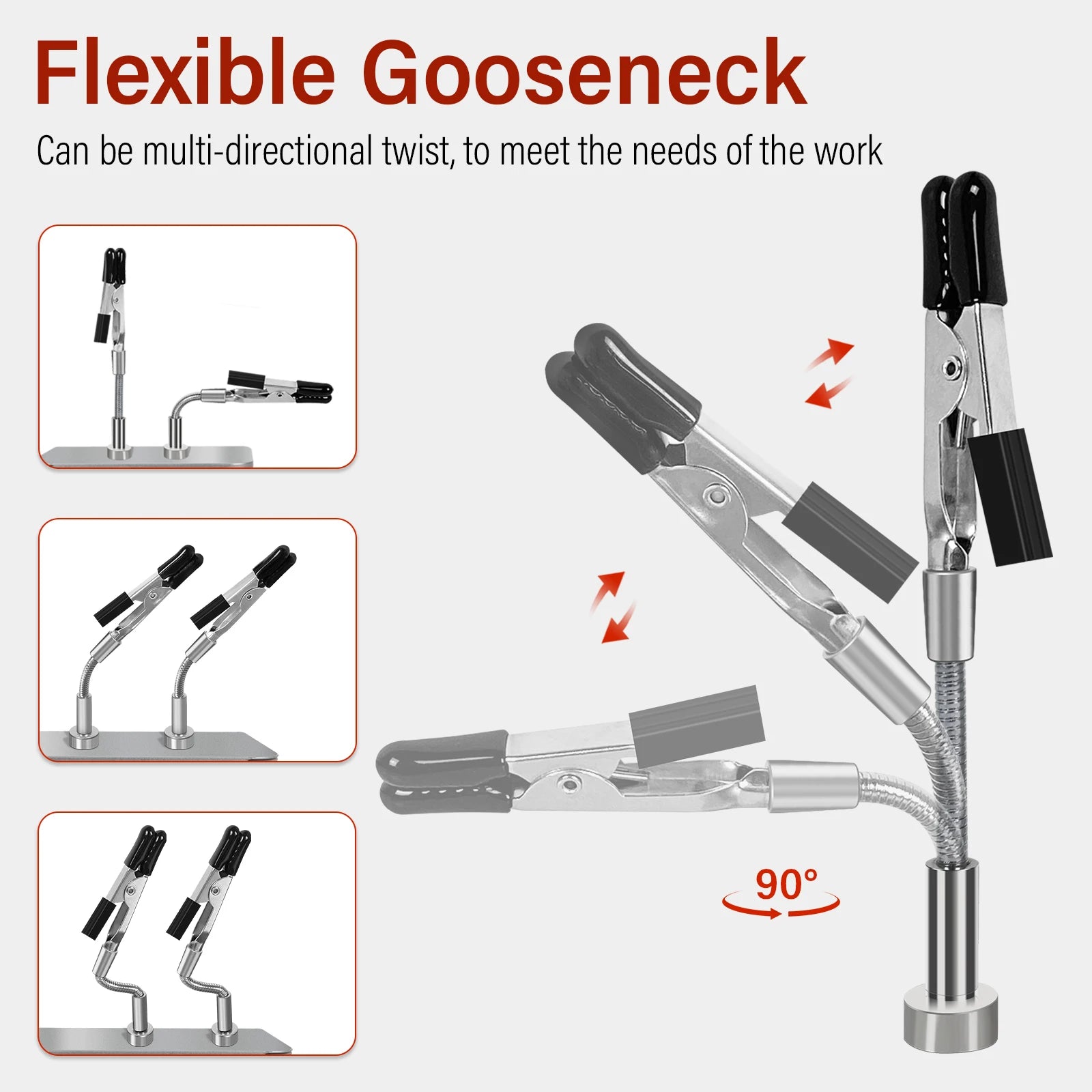 4/2 Arm Magnetic Soldering Helping Hands Flexible Third Hand PCB Clamp Universal Welding Repair Assistant Tools Zpaxo