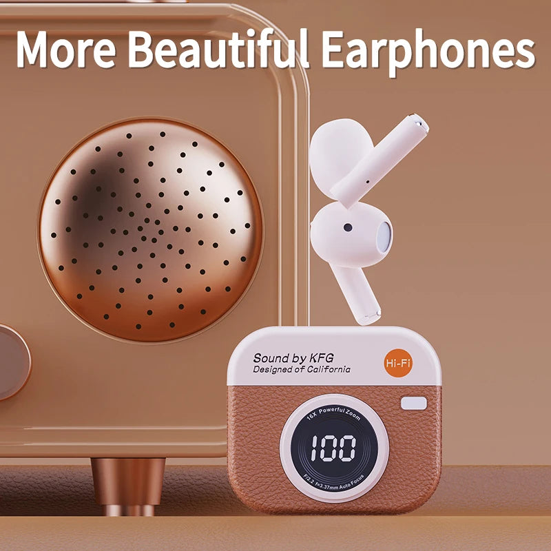 Q86 OWS Bluetooth Earphones LED Display Sport Wireless Headphones HD Zpaxo