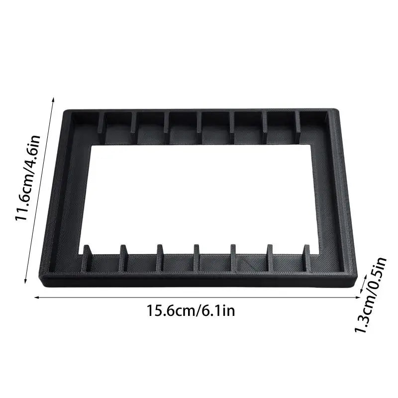 Cassette Tape Storage Rack Audio Holder 8 Slot Total Organizer Studio