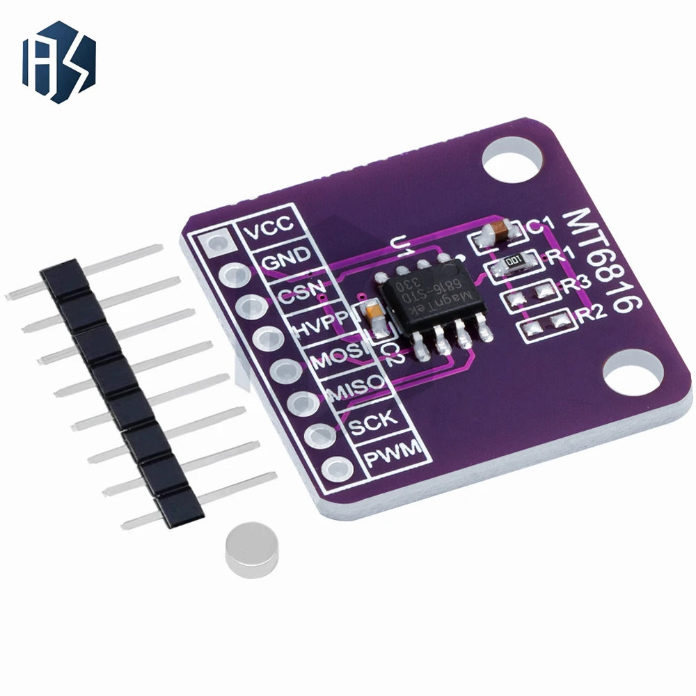 MT6816 High-speed High-precision Magnetic Encoder Induction Angle Zpaxo
