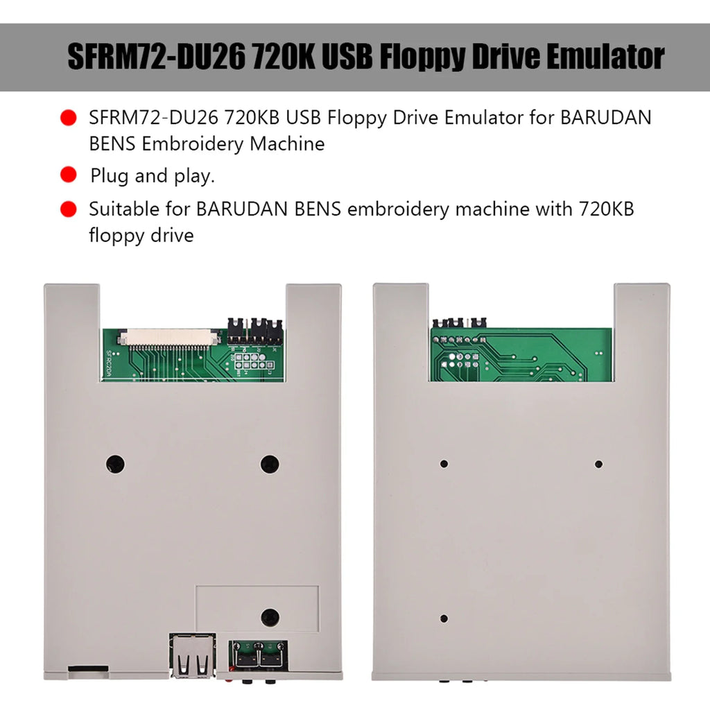 Floppy Drive Emulator SFRM72-DU26 720K USB BARUDAN BENS Embroidery