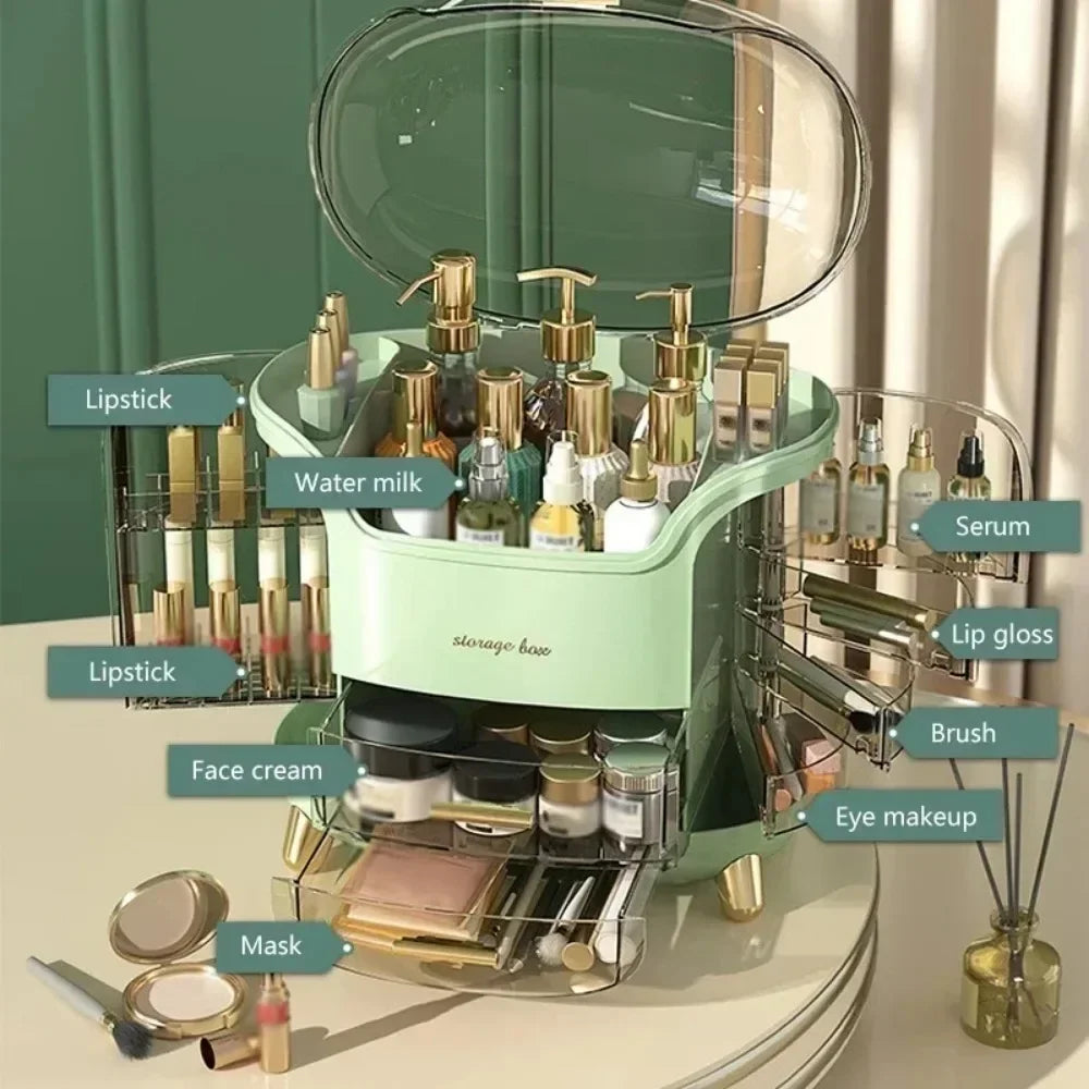 Lipstick Box Makeup Organizer Transparent Jewelry Cosmetic Storage