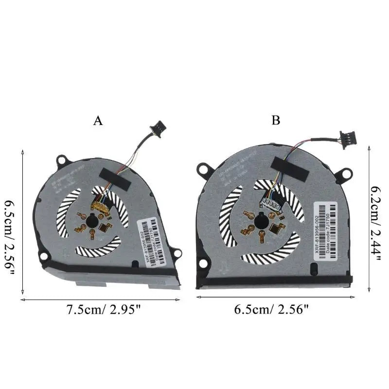 652F Laptop CPU GPU Cooling Fan L53541-001 L53542-001 Cooler Radiator for ENVY X360 Zpaxo