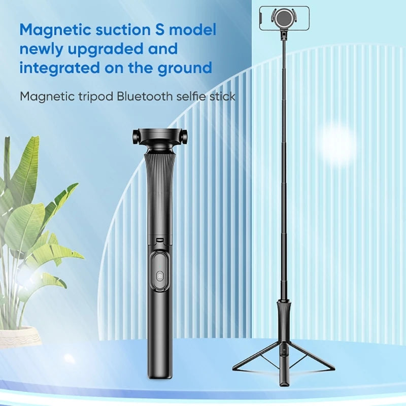 Foldable Selfie Portable Tripod Remote Adjustable Height 360 Rotation Zpaxo