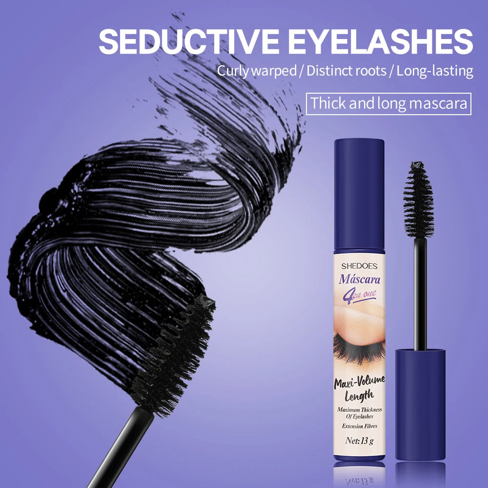 Eye Black Waterproof Anti Smudge Durable Curly Thick Easy Apply Zpaxo