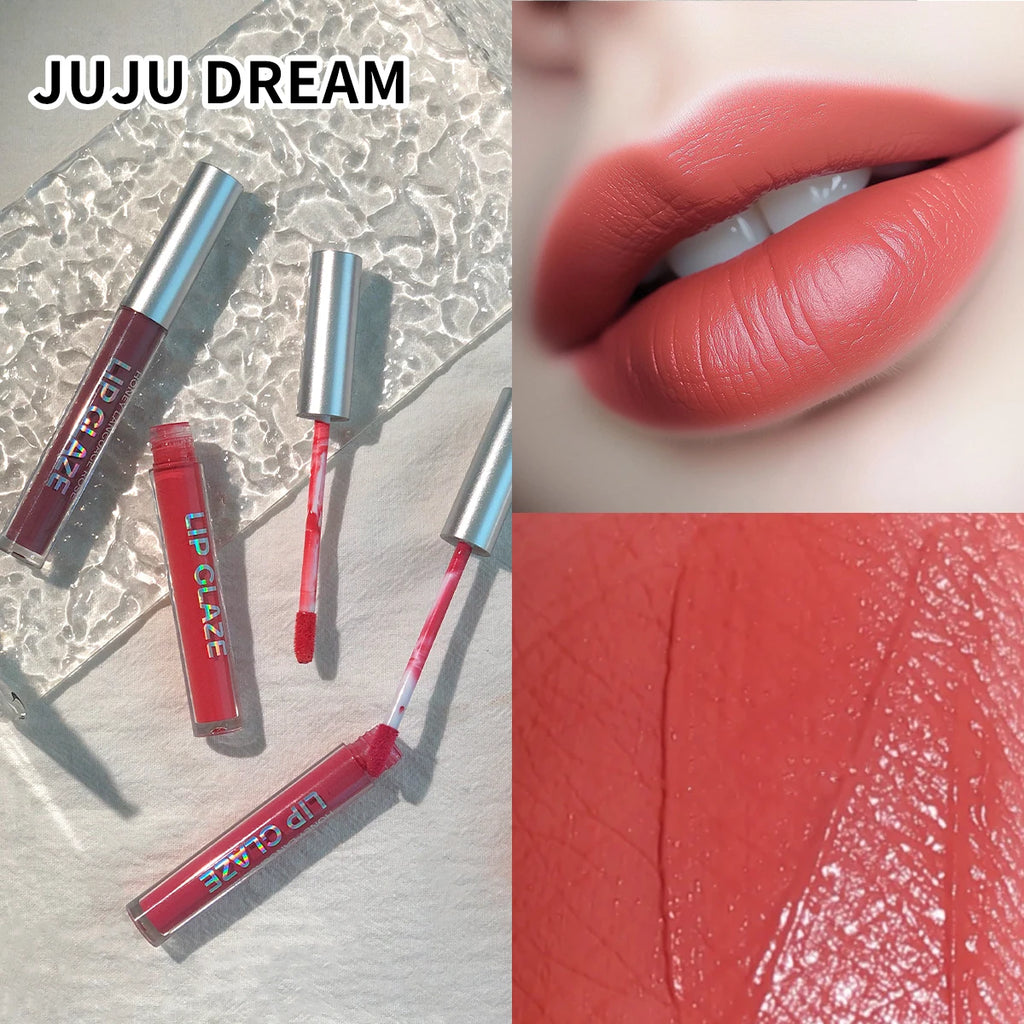 10 pcs long-lasting nude lip gloss matte satin lipstick waterproof liquid lipstick moisturizing lip gloss Zpaxo