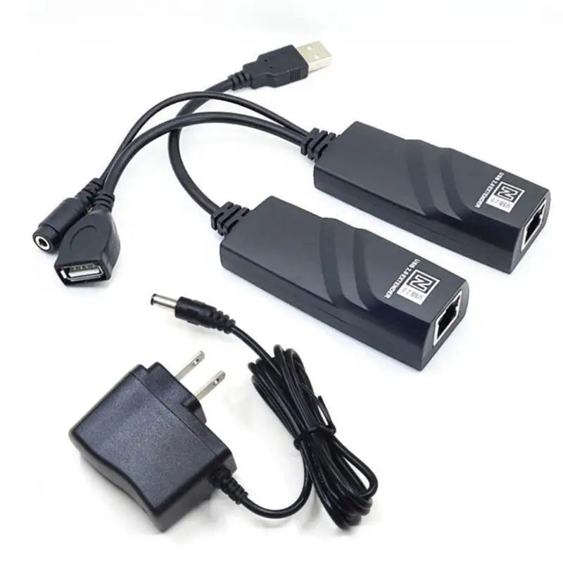 652F Remote USB2.0 to RJ45 Connection Over Cat5e/Cat6, No Power Need, Up to 328Feet Zpaxo