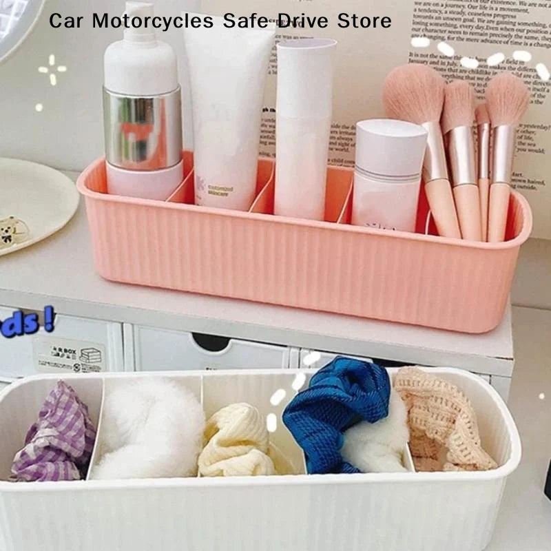 5 Grid Multifunctional Storage Box Durable Large-capacity Desktop