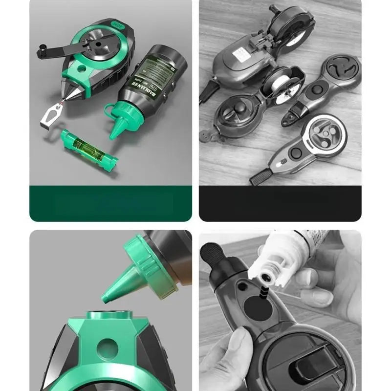 Line Marking Tool Chalk Reel Woodworking Workshop Home Renovation Zpaxo