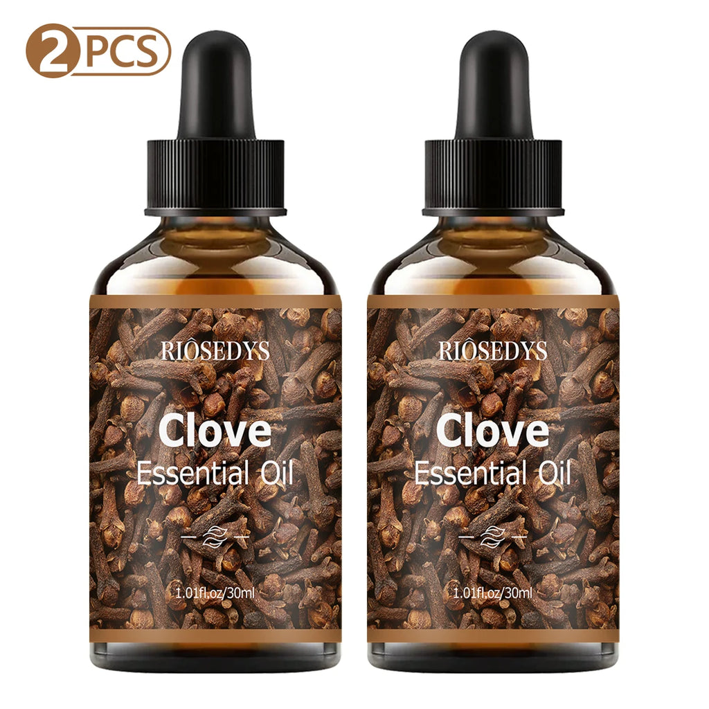 Clove essential oil, with a woody scent, is suitable for body massage and hair care, and can also be used in aromatherapy. Zpaxo Clove 2PCS 30ml Clove