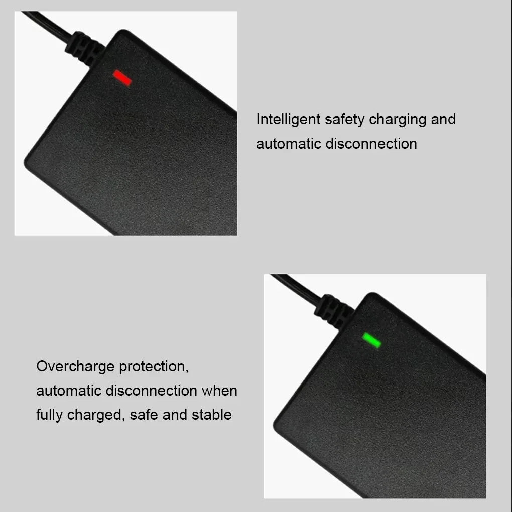 Brand New Power Adapter AC 100-240V Black DC 42V 2A Electric Scooter Accessories EU Plug For 24-36v Lithium Battery Zpaxo