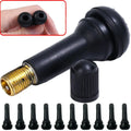 TR414 Tubeless Tire Valve Stems with Dust Caps – 4 or 20 Pack