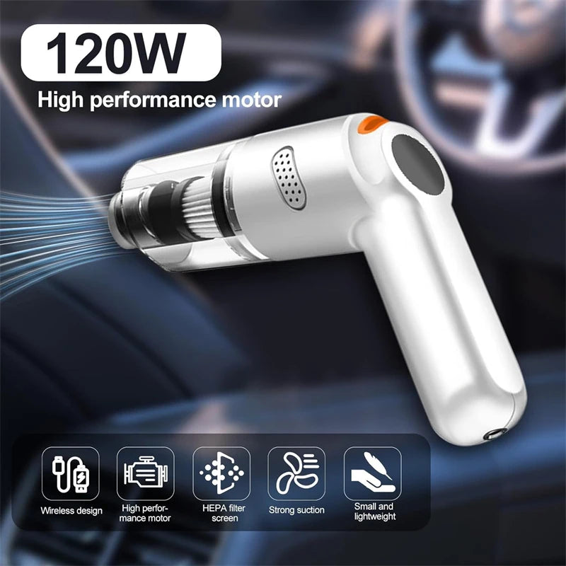 15000Pa Wireless Mini Vacuum Cleaner Handheld Large Suction Car Vacuum Cleaner For Home Car Vacuum Cleaner Pet Hair Absorber Zpaxo