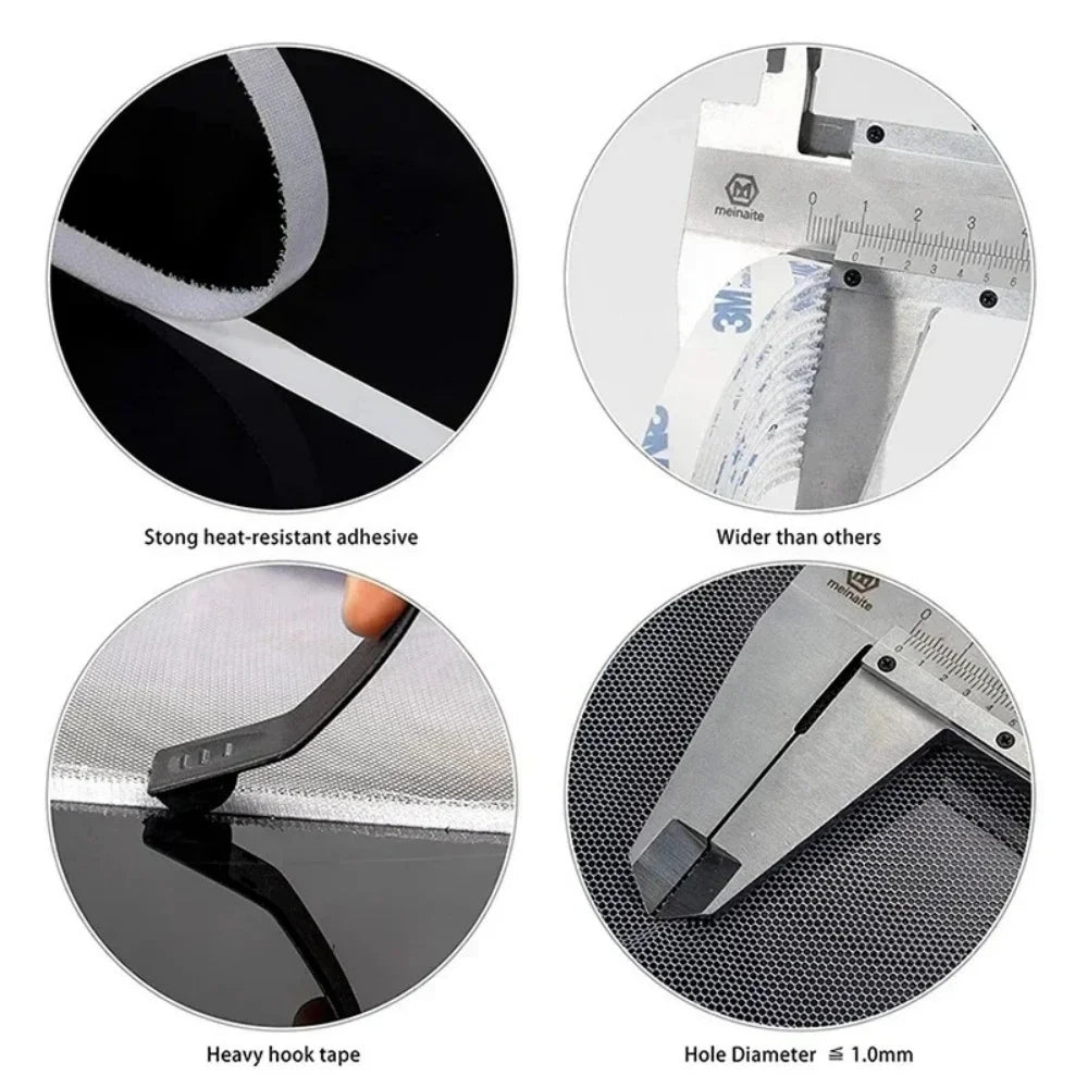 Anti Fly Mosquito Net DIY Self-Adhesive Fly Mosquito Window Net Mesh Mosquito Insect Bug Net Curtains Zpaxo
