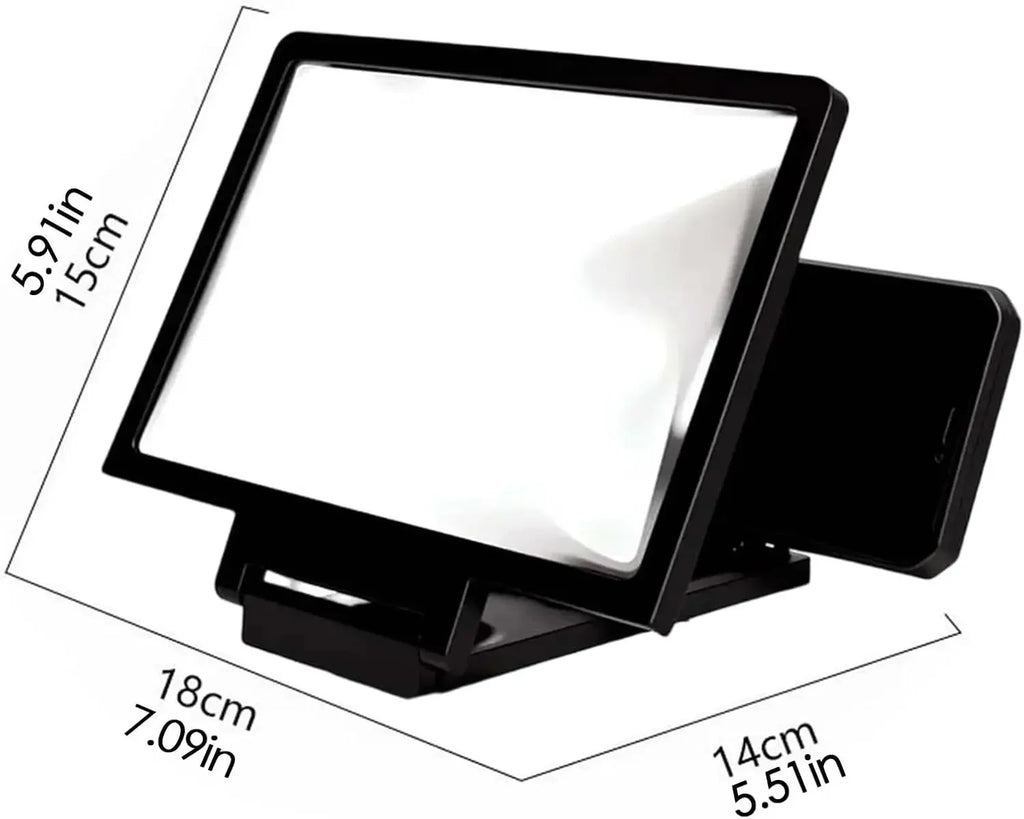 Screen Phone Magnifier Cell 3D HD Foldable Design Version Movies Zpaxo