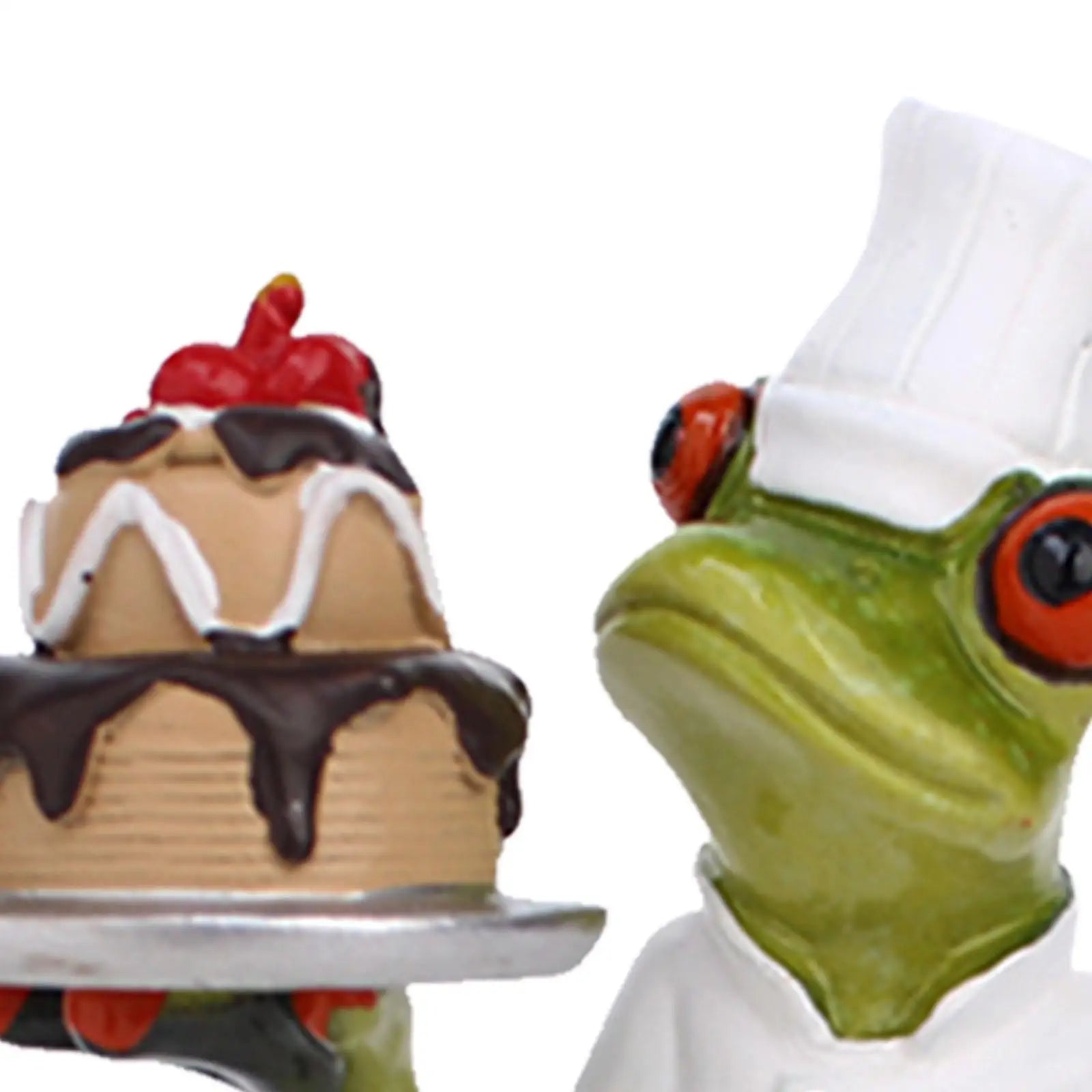 Funny Frog Statue Resin Figurine – Desk & Shelf Decor Resin Figurine Zpaxo