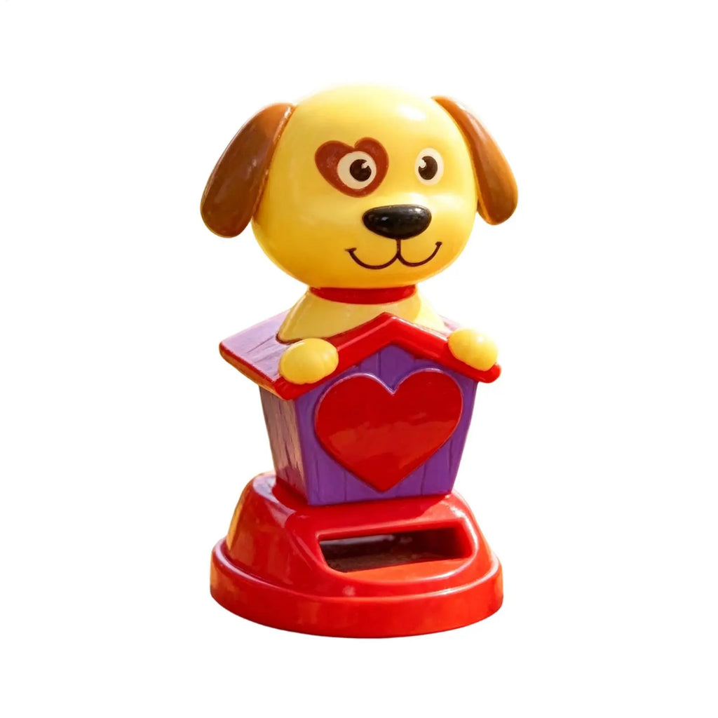 Solar Dashboard Dog Figurine – Swaying Car Decor Ornament Dashboard Car Ornament Zpaxo