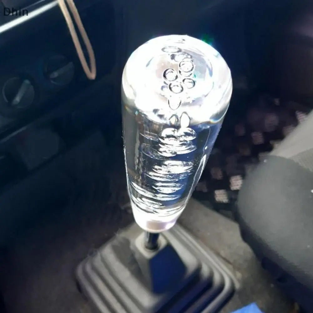 Transparent Bubble Gear Shift Knob Crystal Manual Design Transmission Zpaxo