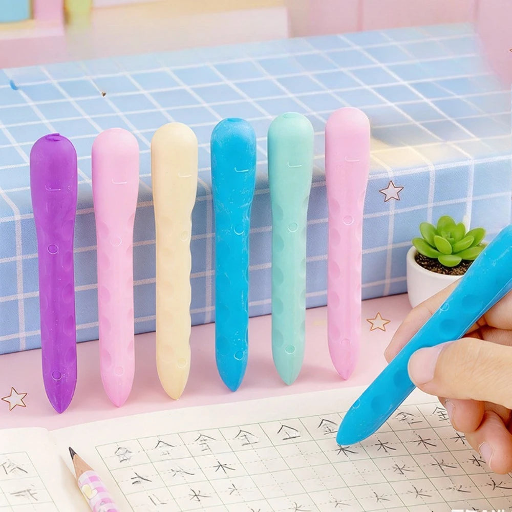Traceless Erasers Suitable School Office Pencil-shaped Dust-free