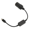 5V USB C Male 12V Car Cigarette Lighter Female Power Adapter