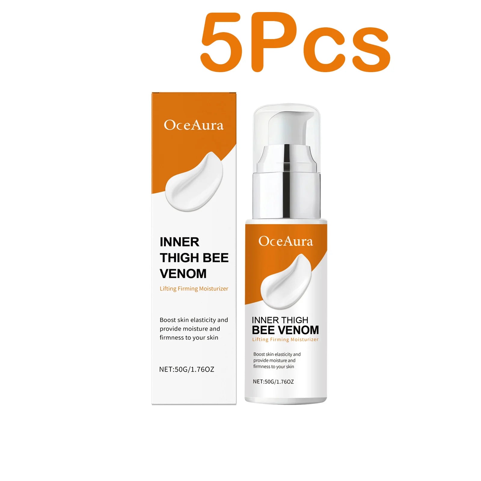 OceAura Inner Thigh Firming Cream – Lift, Tighten & Cellulite Body Firming Cream Zpaxo 5 x 50g Boxed