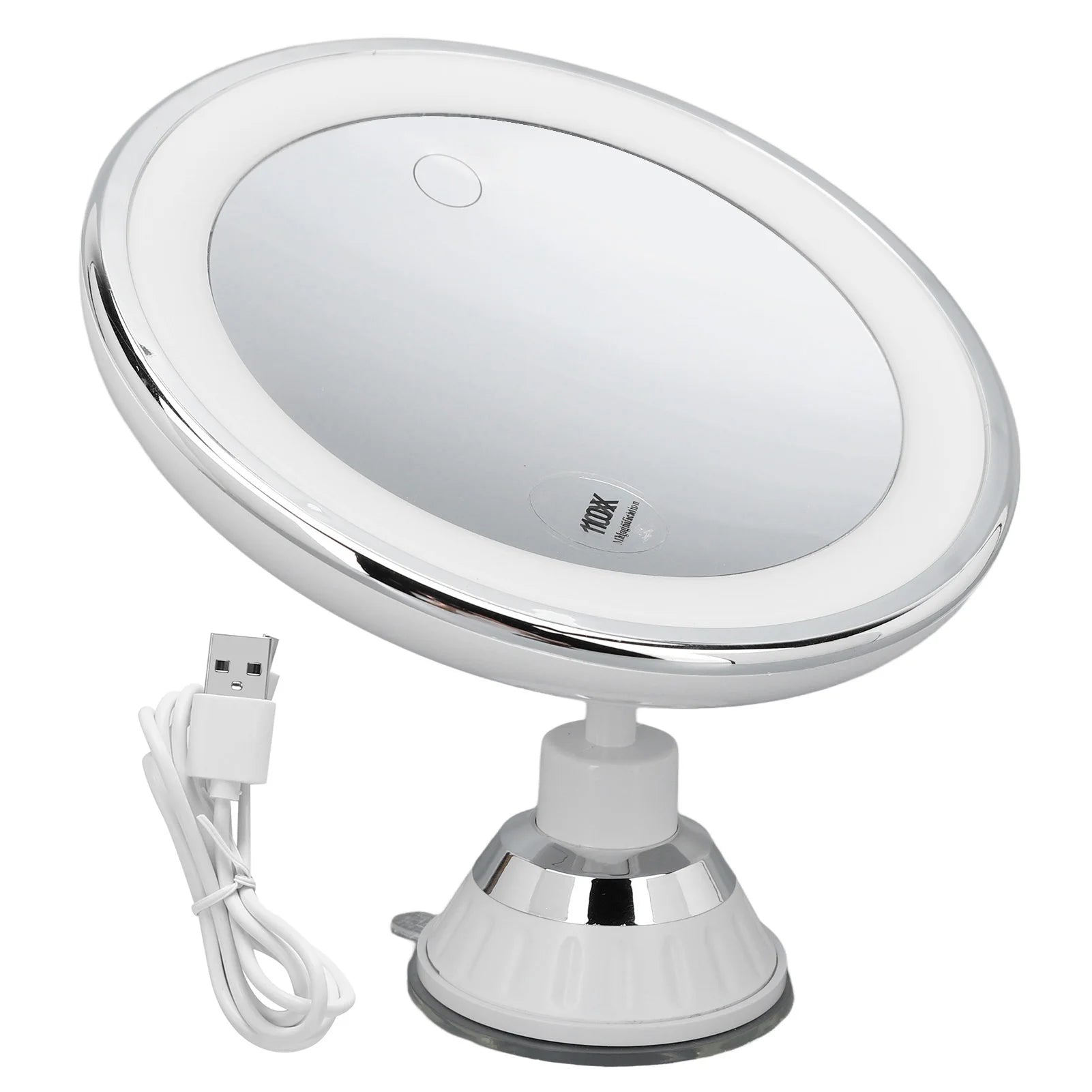 10X Magnifying Cosmetic Mirror Wide Applicability Battery Powered