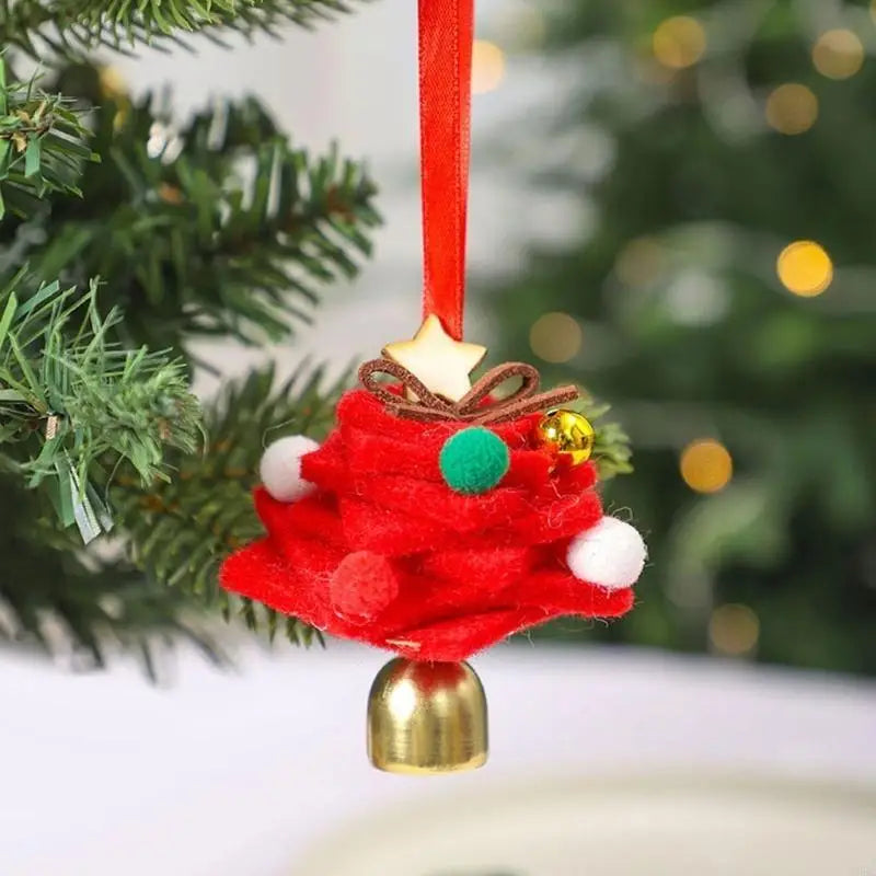 Tiny Felt Christmas Tree Ornament Miniature Hanging Decoration