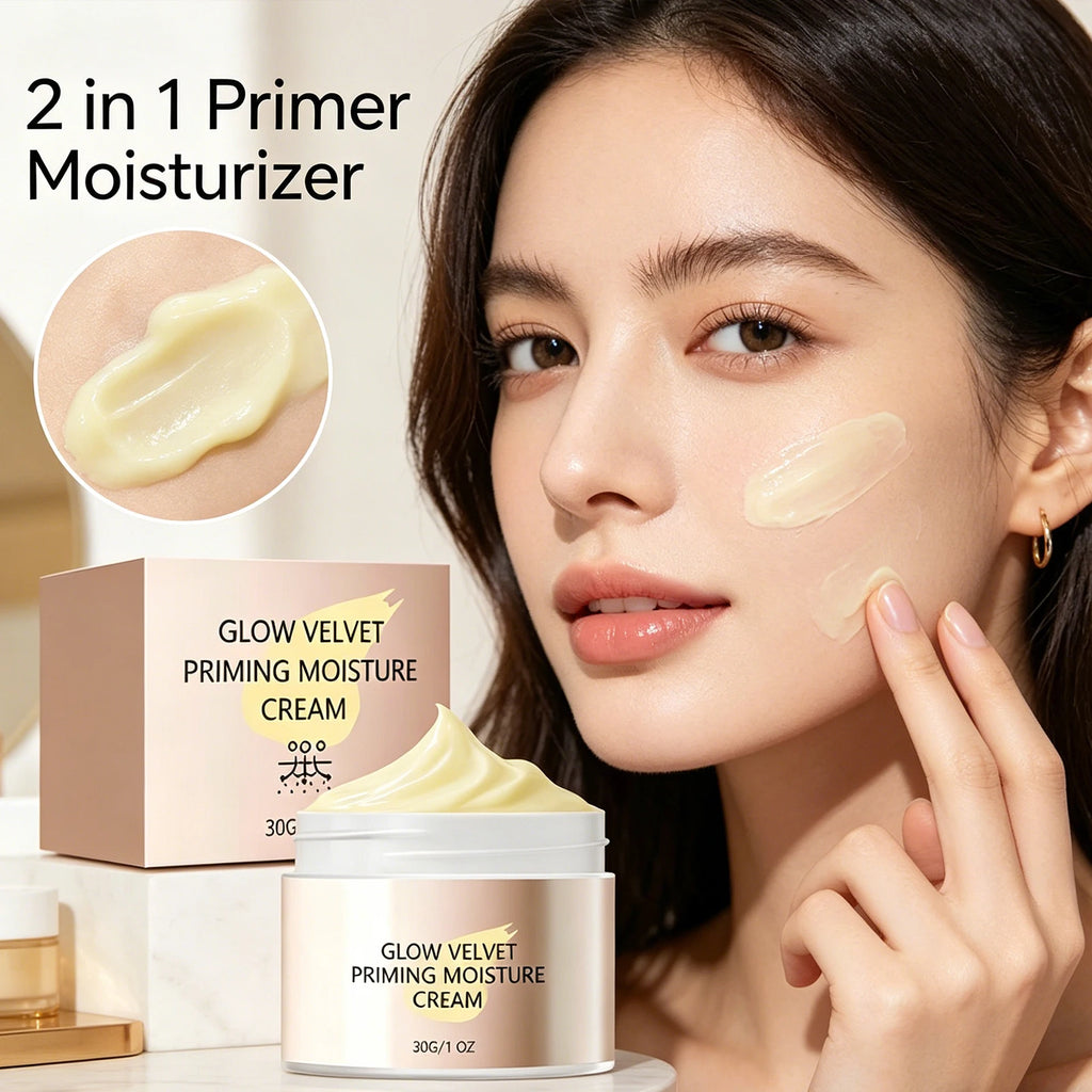 2 in 1 Primer Moisturizer Makeup Primer Deep Hydrating Non Greasy Long Lasting Flawless Base Smoothing Fine Lines 30g Zpaxo