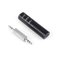 1 Car Wireless Bluetooth 5 0 Receiver Jack AUX Audio Cell Phone Zpaxo Black