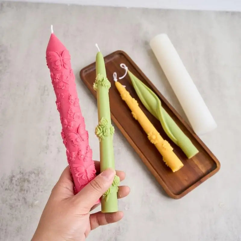 3D Carved Silicone Pillar Molds Making Soap Epoxy Resin
