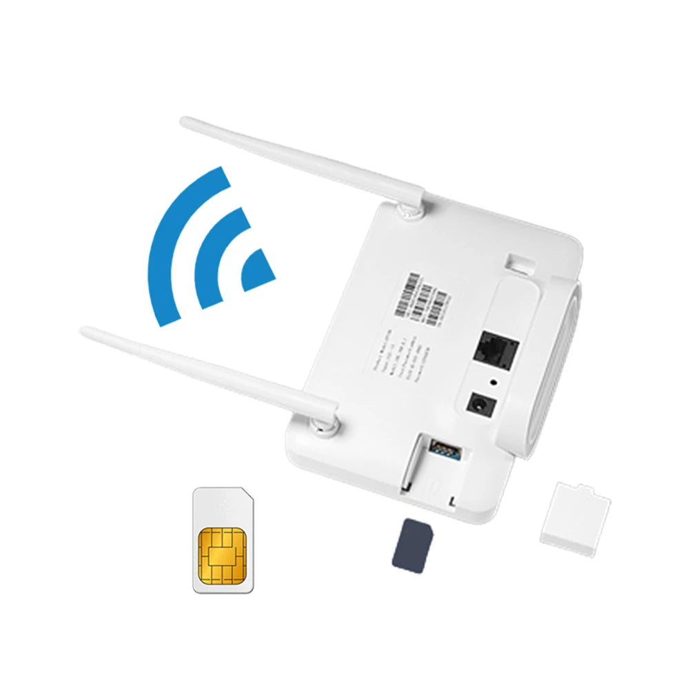 300Mbps Router Wireless Modem LTE CPE External Antenna Sim Card Slot