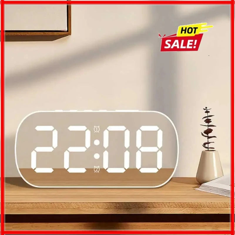 LED Digital Alarm Clock – Dual Alarm, Snooze & Temperature Display Digital Alarm Clock Zpaxo