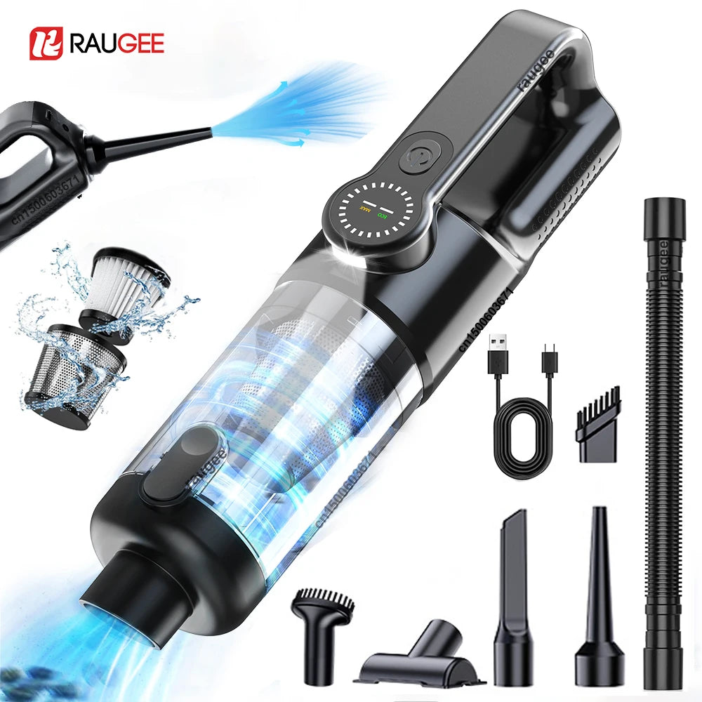 Car Vacuum Cleaner Portable Handheld Wireless 17000Pa Strong Suction