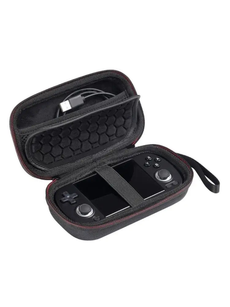 652F Storage Box RG40XX H Handheld Console Carrying Case Mesh Pocket Zpaxo