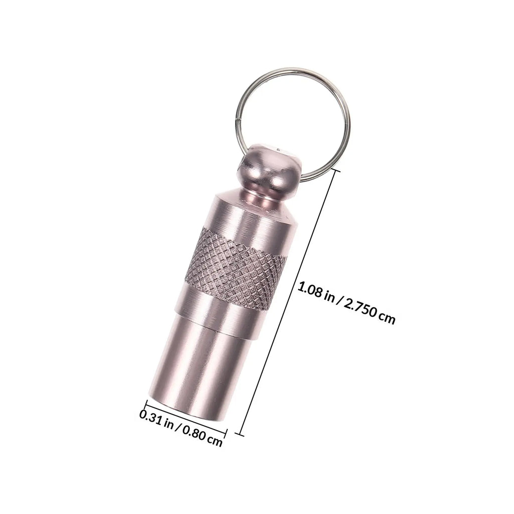 Pet Id Tag Tube Aluminum Anti-lost Dog Address Lightweight Portable