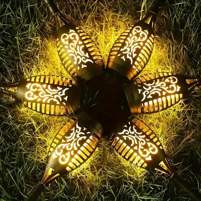12 LED Solar Flame Torch Light – Flickering Garden Path Lamp Solar Garden Light Zpaxo