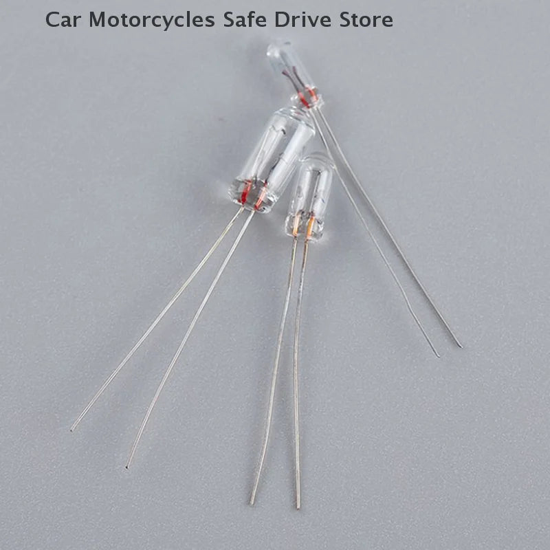 CM25PCS Clear 12V Mini Bulb Wheat Rice Bulbs Switch Button Indicator