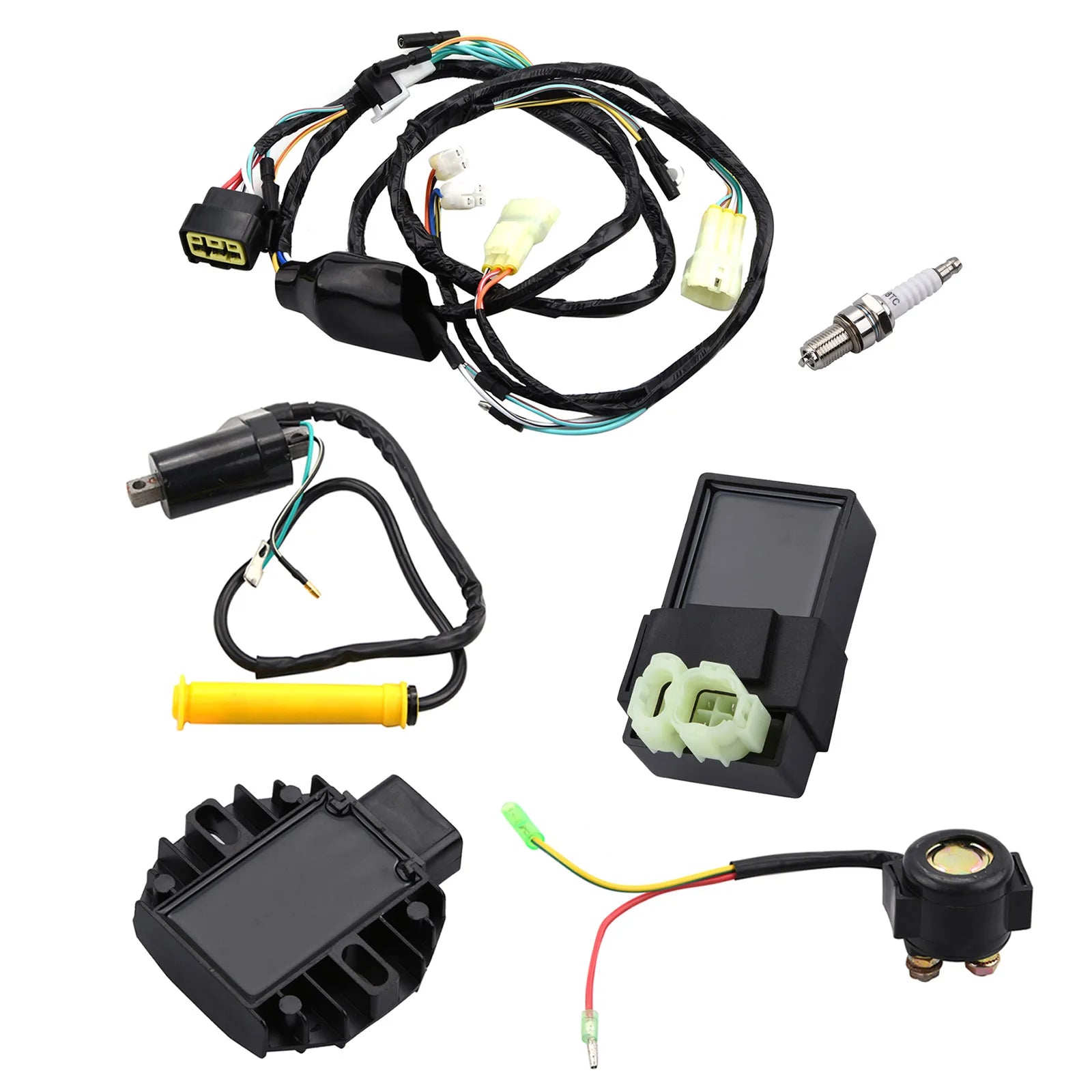 CDI Ignition Coil Spark Plug Wire Harness Assy Replacement Honda