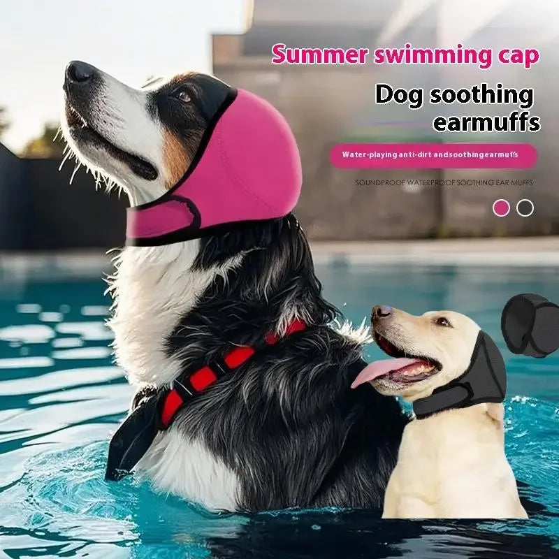 1Pcs Hearing Protection Ear Cover Dog Calming Earmuff Shock Proof Noise Reduction Dog Soothing Waterproof Headcover Zpaxo