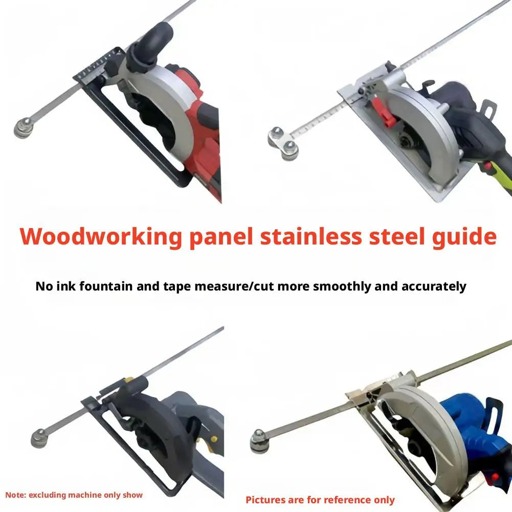 Circular Saw Guide Ruler – Bearing Woodworking Positioning Tool Circular Saw Guide Zpaxo