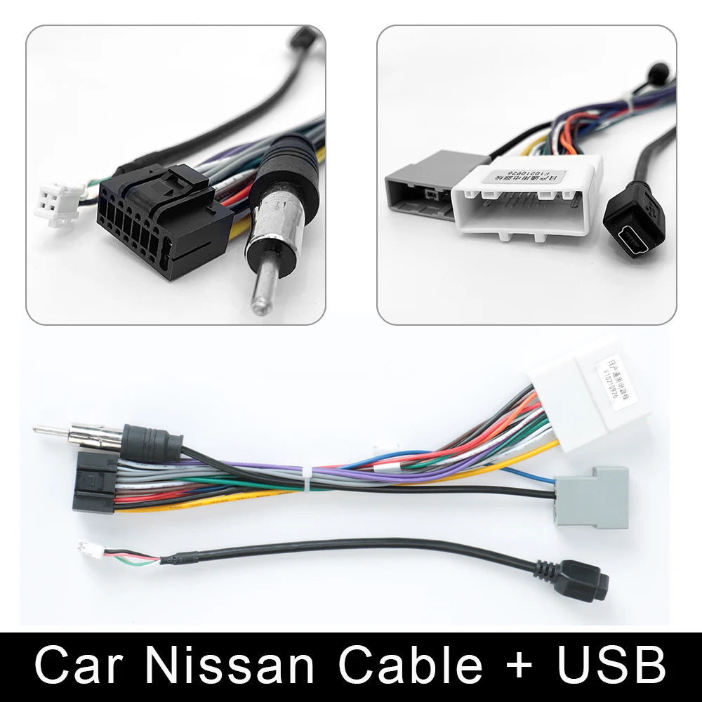 GPS Antenna RCA Universal 2 Din Car Android Radio Cable Power