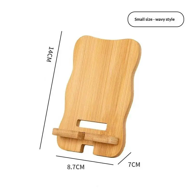 Wooden Desktop Phone & Tablet Stand – Universal Holder
