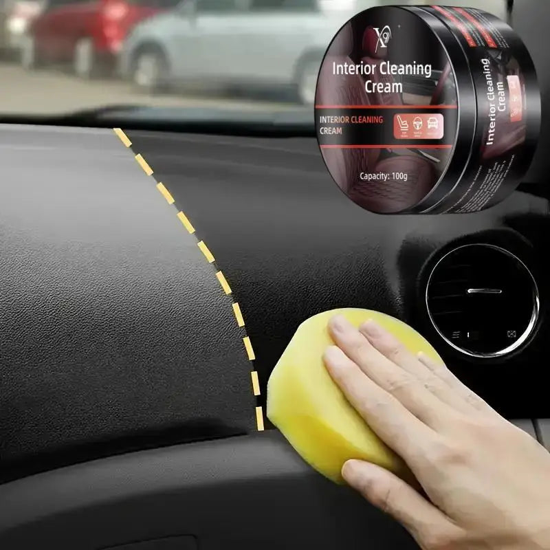100g ABS Coated Dashboard Restorer Gel，High-Gloss Car Interior Wax for Trim/Console Renew & Protect，Scratch Care Shine Enhancer Zpaxo
