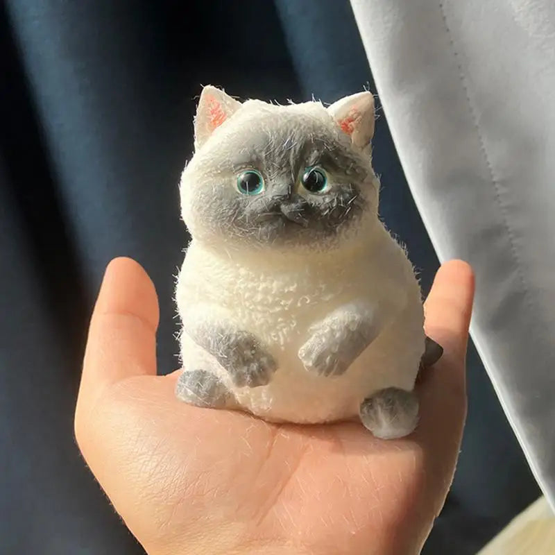 Stress Toy Cat For Kids Cute Cat-Shape Fidget Ball Mochi Animal Pinch Family Fun Game Relief Sensory Toys For Kids Girls Boys Zpaxo