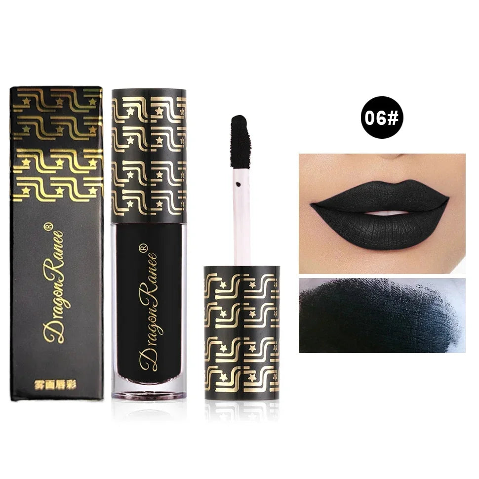 Ryukin Matte Liquid Lipstick Makeup Lip Glaze Moisturizing Waterproof Zpaxo 06