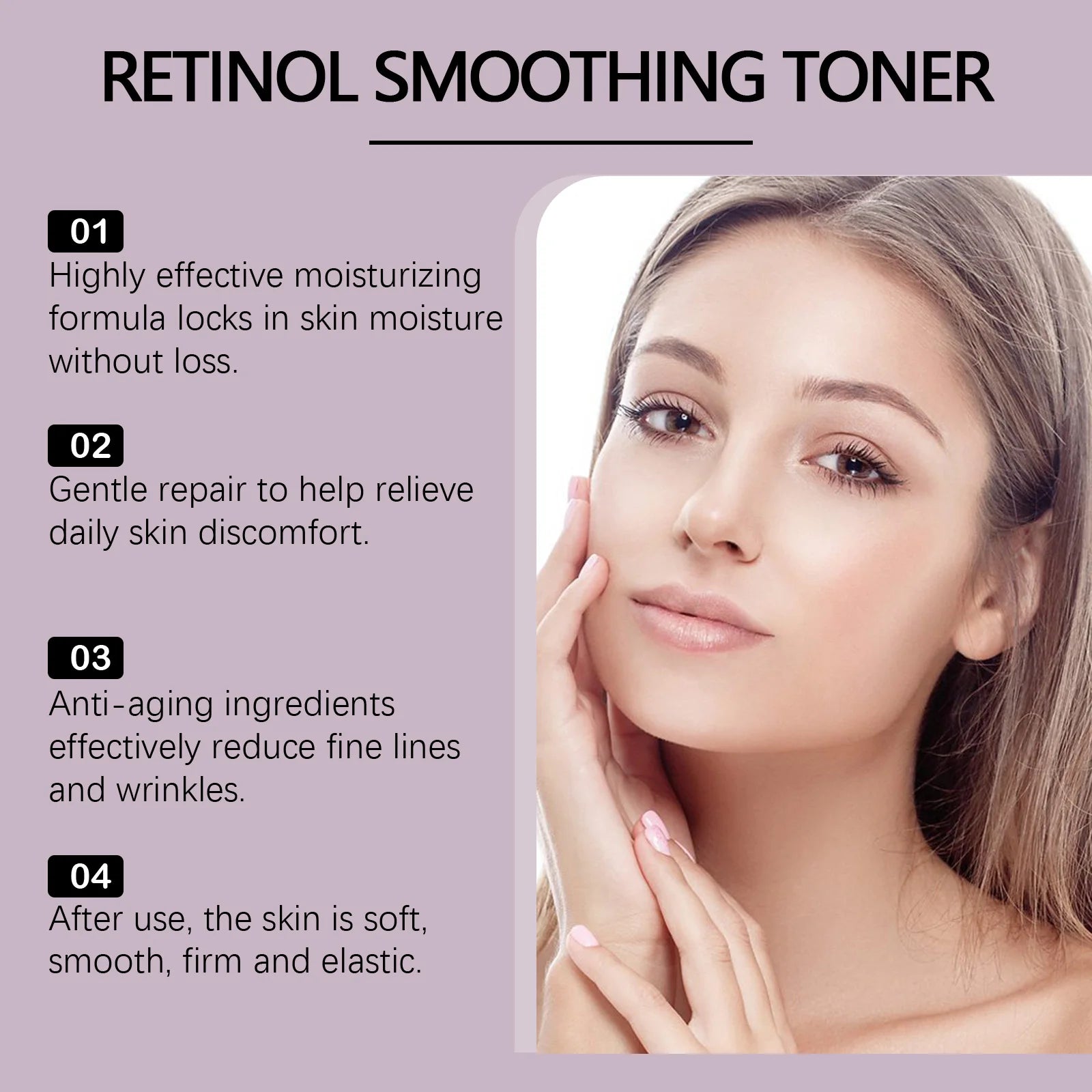 100ml Retinol Hydrating Toner Firming Lifting Fade Fine Lines Improves Dullness Brightening Smoothing Deep Nourishing Skin Care Zpaxo
