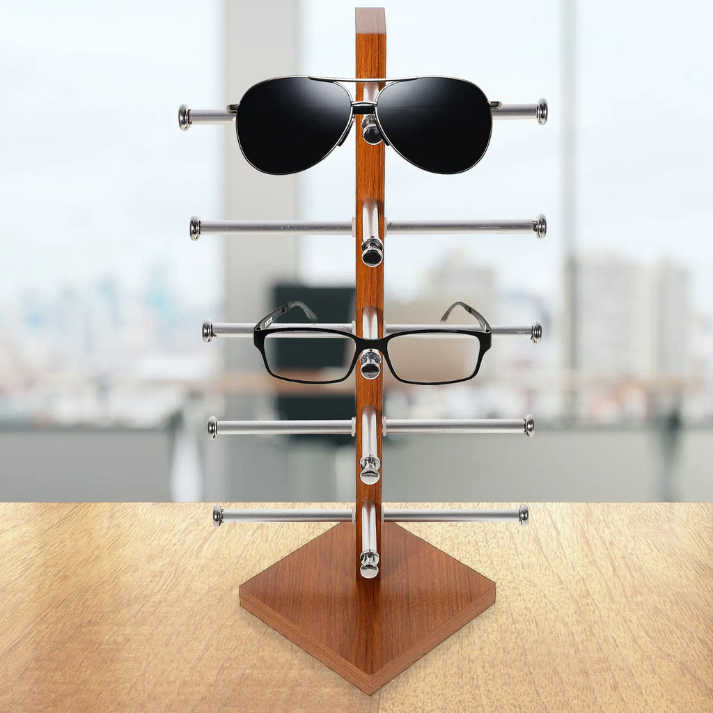 Space-saving Multi-tier Glasses Holder Stand Desktop Display Rack