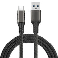 USB-C to USB-A Cable 60W PD 10Gbps Fast Charging & Data Transfer USB-C Charging Cable Zpaxo With Braid 2m