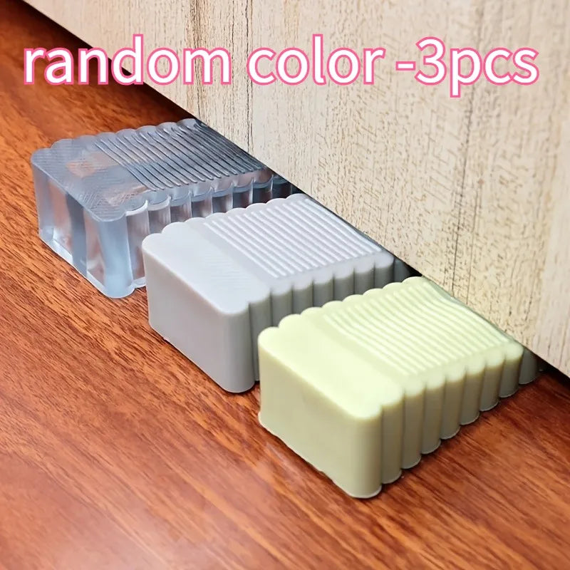Creative Windproof Door Stopper Plastic Matte Surface Safety Barrier