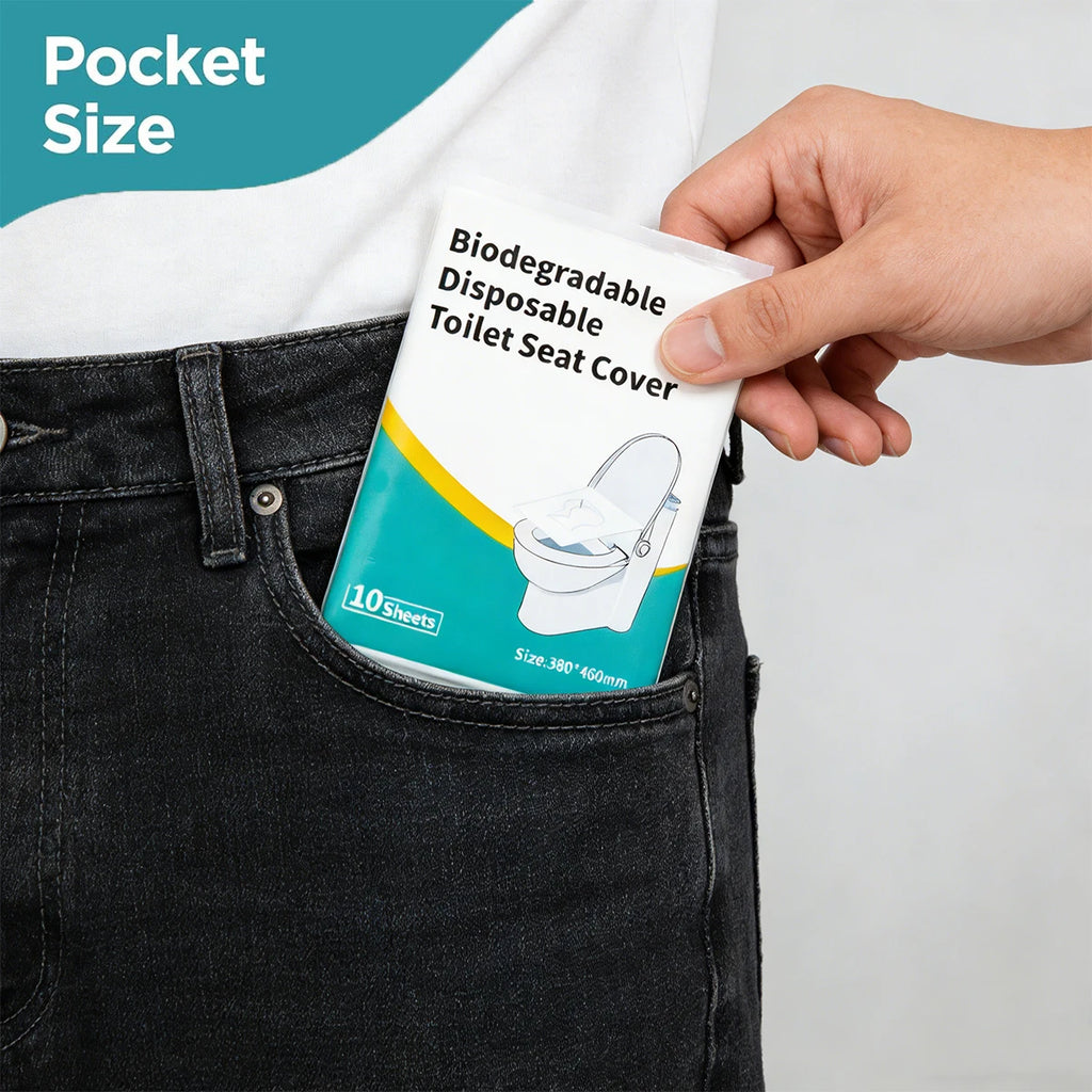 Disposable Toilet Seat Covers – Travel Pack for Public Restrooms